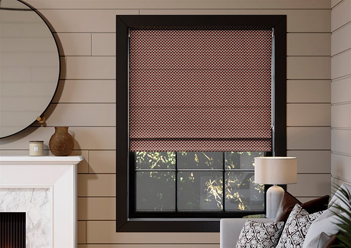 Ted Baker Palm Geo, Crimson - Roman Blind - Image 3